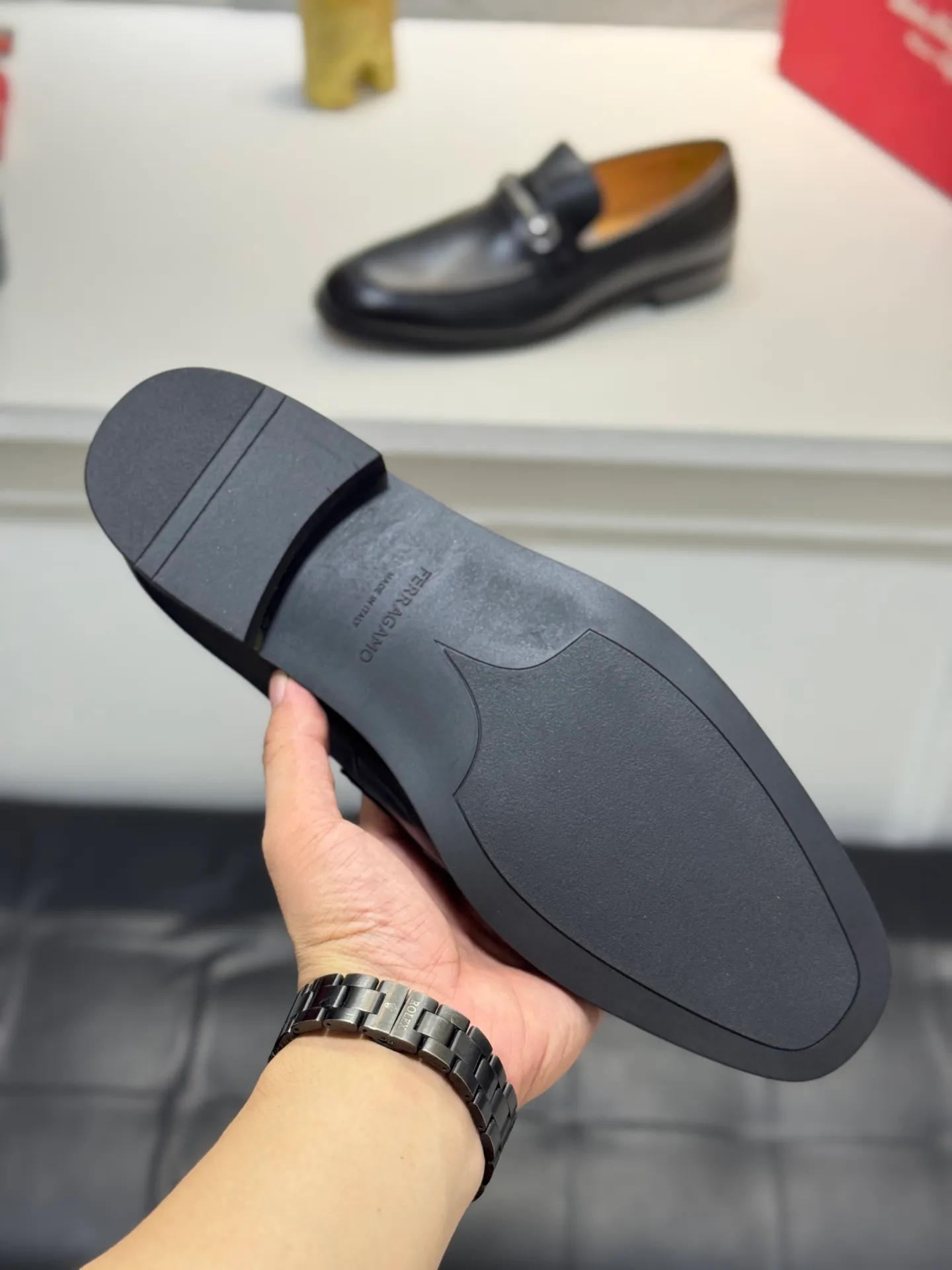 Men's men's shoes 💰480 [New style] 🐠🐠New Ferragamo [Ferragamo] top imported suit men's shoes 💯 Official website original copy, product materials: selected imported embossed calfskin + luxury hardware buckle accessories ~ imported water-dyed cow 🐂 leather lining. Strong three-dimensional visual effect, original combination outsole, multiple colors available😘 Size: 39-44 (customized at 45.46.47